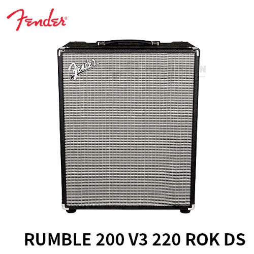 Fender펜더 럼블 베이스기타 앰프 RUMBLE 200 V3 220 ROK DS Fender