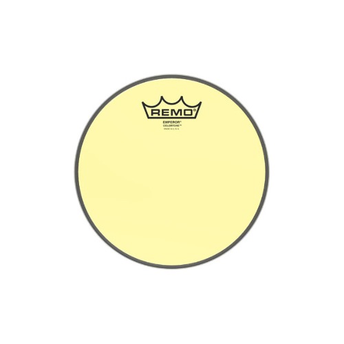 Remo레모 엠페러 컬러톤 옐로우 드럼 헤드 10인치 BE-0310-CT-YE Remo Emperor Colortone Yellow Drum Head 10