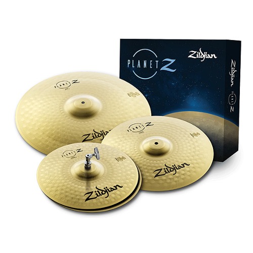 zildjian질전 플래닛 Z 심벌 세트 H14 C16 R20 ZP4PK Zildjian Planet Z Cymbal Set