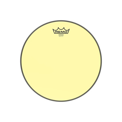 Remo레모 엠페러 컬러톤 옐로우 드럼 헤드 12인치 BE-0312-CT-YE Remo Emperor Colortone Yellow Drum Head 12