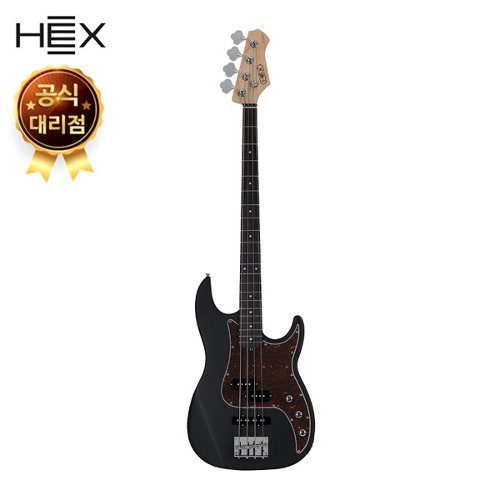 Hex헥스 일렉 베이스 기타 RB 베이스 시리즈 RB100R S-BK HEX RB Series Electric Bass Guitar