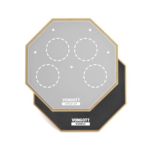 VONGOTT본거트 스피드업 실리콘 양면패드 12인치 단면 K2 디자인 BB12D-K2 VONGOTT