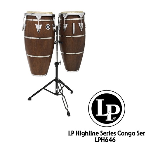 LPLP 하이라인 시리즈 2pc 콩가 세트 (LPH646-SMC) 엘피 Highline Series 2peices Conga Set LPH646 콩가 콩가세트 콩가셋 타악기 퍼커션 라틴 라틴퍼커션 악기 라틴악기 월드타악기 