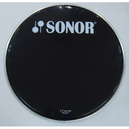 SonorSonor  베이스드럼 블랙 프론트 헤드  20인치  (91105000) 소노 Bass Drum Black Front Head 20&quot; 드럼헤드 프론드헤드 베이스 드럼 부품 부속 퍼커션 퍼커션센터 