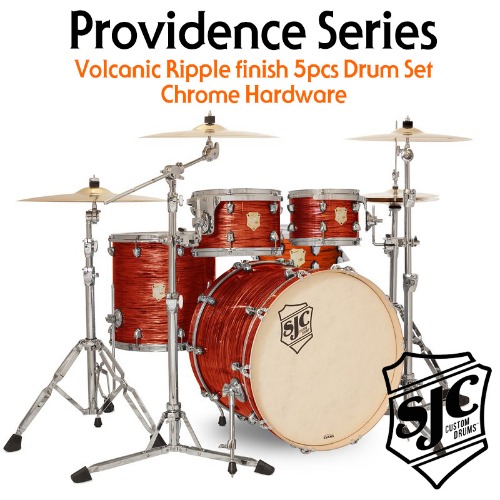 SJCSJC  프로비덴스 5기통 볼케닉 리플 드럼세트 (PVK422CHVLCW)  에스제이씨 Providence Series Kit Volcanic Ripple 5piece DrumSet SJC드럼 SJC드럼세트 SJC프로비덴스 드럼셋 퍼커션센터  