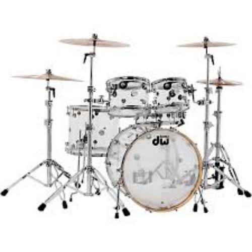 DWDW  디자인 드럼세트 아크릴 (DDAC2215CL) 디더블유 디떠 더블류 Design Drum Set Acrylic  5기통 드럼 드럼셋 퍼커션센터  