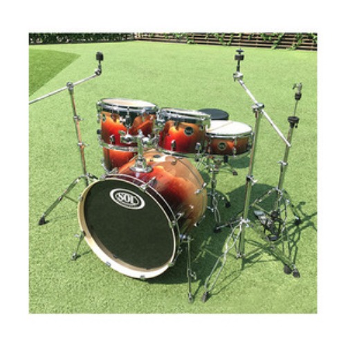 SOLSOL 버찌 5기통 드럼세트 (JB-M1110C)  솔  SOL Birch 5pcs Drumset 세트드럼 드럼셋 퍼커션센터  