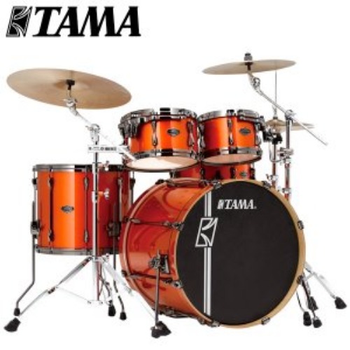 TamaTAMA  슈퍼스타 하이퍼 드라이브 5기통 드럼세트  + HB5W하드웨어/오렌지스파클 (MK42HLZBNS-BOS+HB5W)  타마 SuperStar Hyper Drive 5pc Drum Set 타마 드럼 드럼 드럼셋 퍼커션센터  