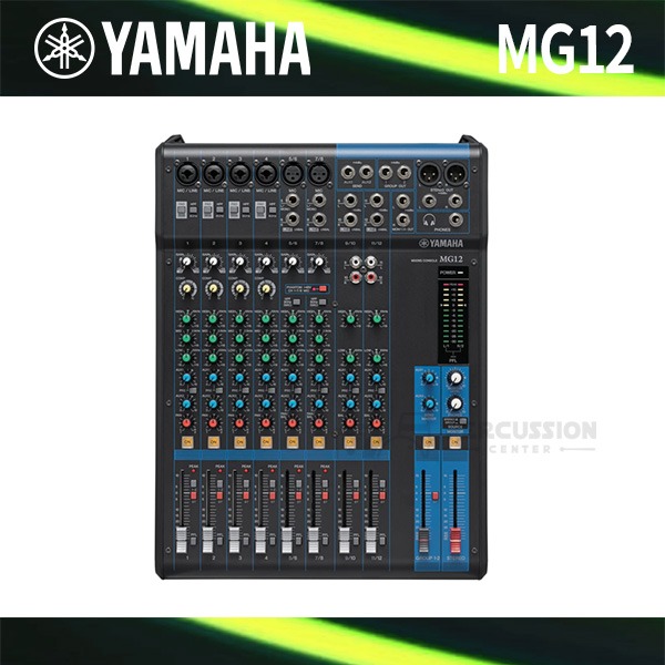 Yamaha야마하 믹싱 콘솔 MG12 오디오 믹서 10CH Yamaha Mixing console Audio Mixer 10CH