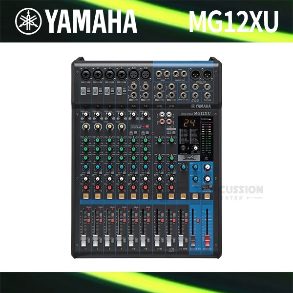 Yamaha야마하 믹싱 콘솔 MG12XU 오디오 믹서12CH Yamaha Mixing Console Audio Mixer 12CH