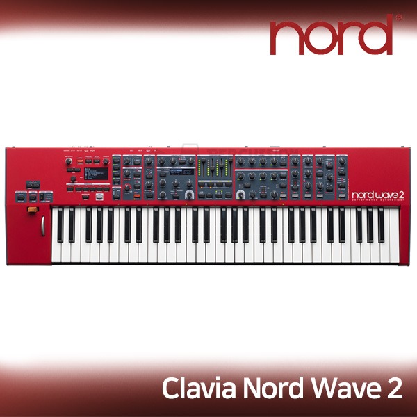 Nord클라비아 노드 웨이브2 퍼포먼스 신디사이저 디지털 피아노 키보드 Clavia Nord Wave 2