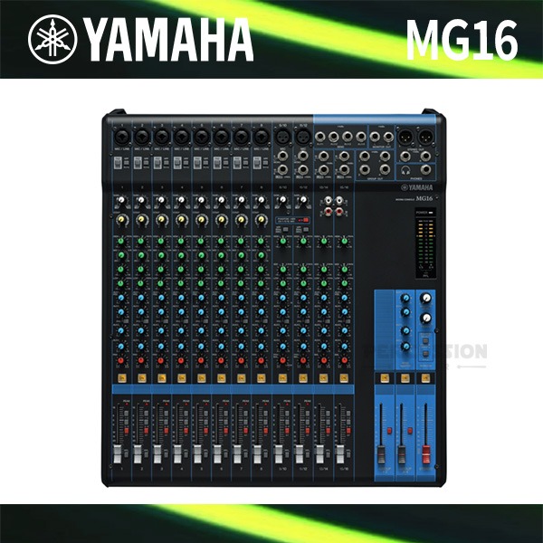 Yamaha야마하 믹싱 콘솔 MG16 오디오 믹서16CH Yamaha Mixing Console MG16 Audio Mixer 16CH