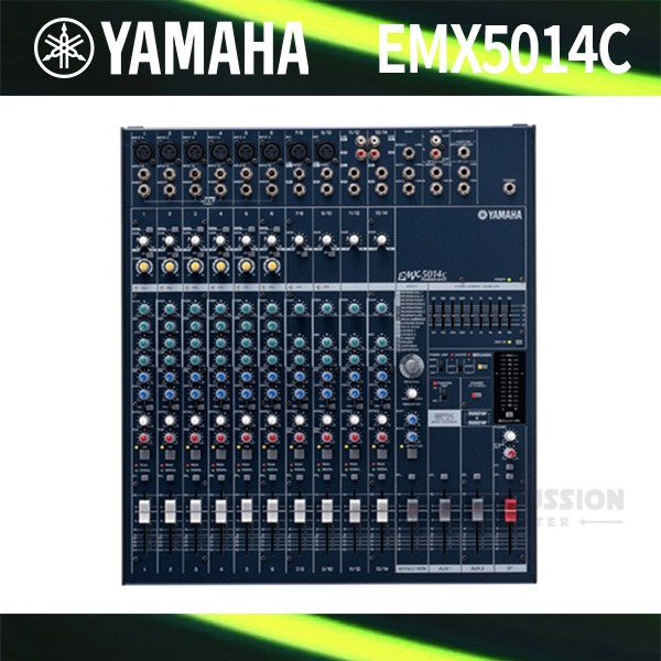 Yamaha야마하 파워드 믹서 EMX5014C 500W 4Ω14CH 이펙터 내장 Yamaha Powered Mixer EMX5014C