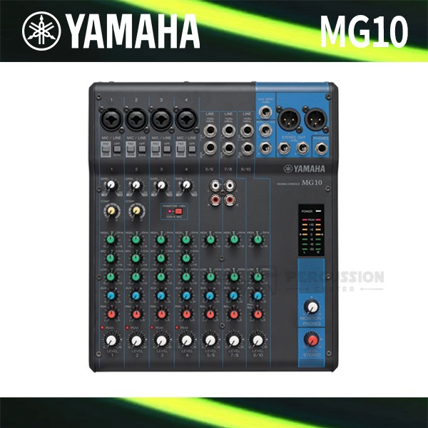 Yamaha야마하 아날로그 믹서 MG10 10CH Yamaha analog mixer