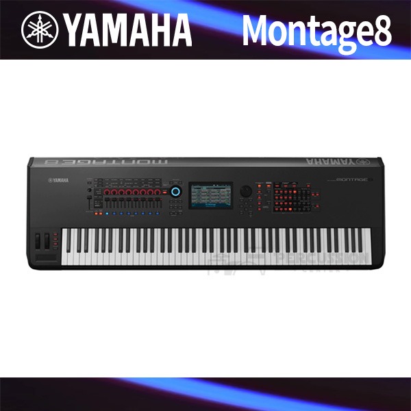 Yamaha야마하 몽타주8 신디사이저 Yamaha montage 8 Synthesizer 블랙 화이트