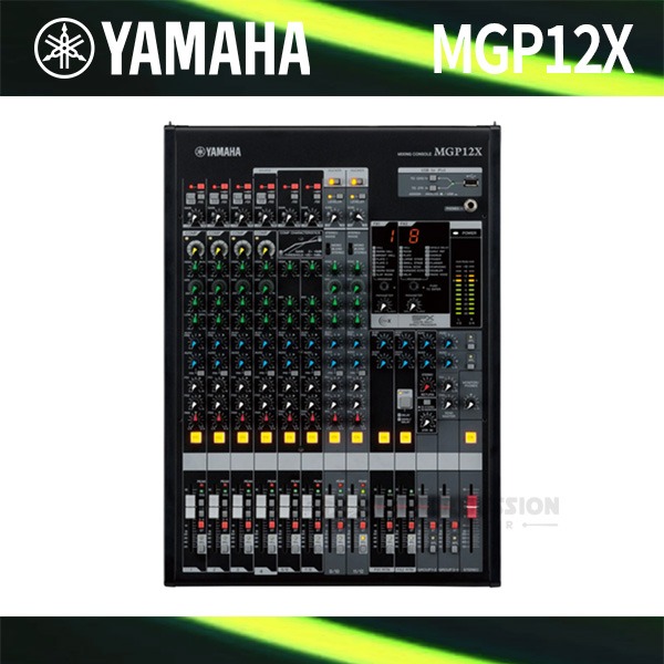Yamaha야마하 프리미엄 아날로그 믹싱 콘솔 오디오 믹서 MGP12X Yamaha Premium Analog Mixing Console Audio Mixer MGP12X