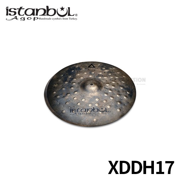 Istanbul agop이스탄불 아곱 익시스트 다크 드라이 하이햇 심벌 17인치 XDDH17 Istanbul Agop Xist Dark Dry Hihat Cymbal