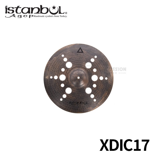 Istanbul agop이스탄불 아곱 익시스트 다크 이온 크래쉬 심벌 17인치 XDIC17 Istanbul Agop Xist Dark ION Crash Cymbal