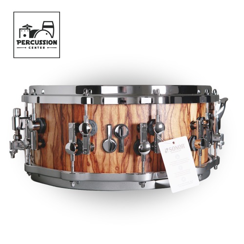 Sonor소노 14인치 SQ2 시리즈 메이플 아메리칸 월넛 스네어 드럼 SD1406 1003717-2 Sonor SQ2 Series Maple American Walnut Snare Drum