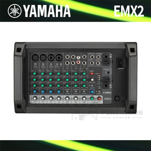 Yamaha야마하 파워드 믹서 EMX2 250W 4 Ω 10CH 이펙터 내장 Yamaha Powered Mixer EMX2