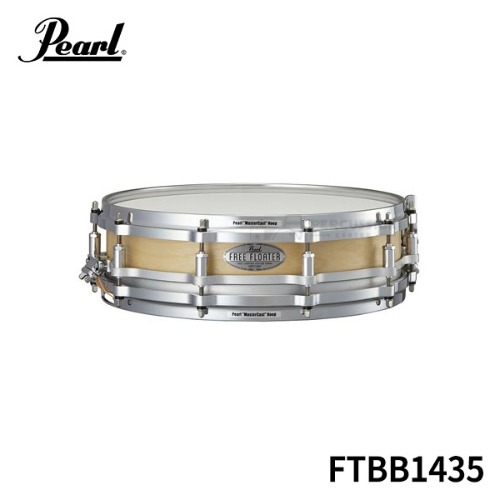 Pearl펄 프리 플로터 피콜로 스네어 드럼 FTBB1435 Pearl Free Floater Piccolo Snare Drum FTBB-1435