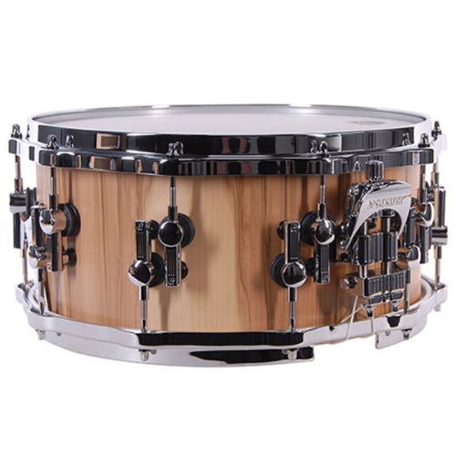 Sonor소노 14인치 SQ2 시리즈 메이플 아메리칸 월넛 스네어 드럼 SD1406 1034800-2 Sonor SQ2 Series Maple American Walnut Snare Drum