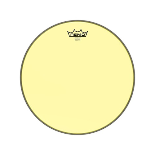 Remo레모 엠페러 컬러톤 옐로우 드럼 헤드 14인치 BE-0314-CT-YE Remo Emperor Colortone Yellow Drum Head 14